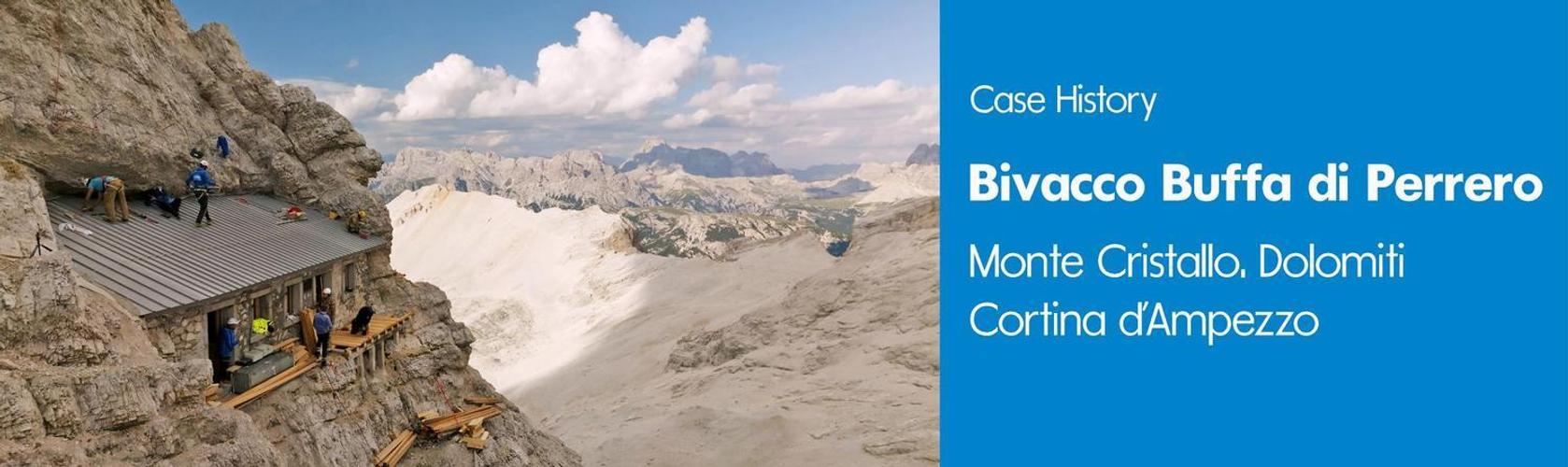 Bivouac Buffa di Perrero: Soprema materials protagonists of the mountaineering enterprise in the Dolomites